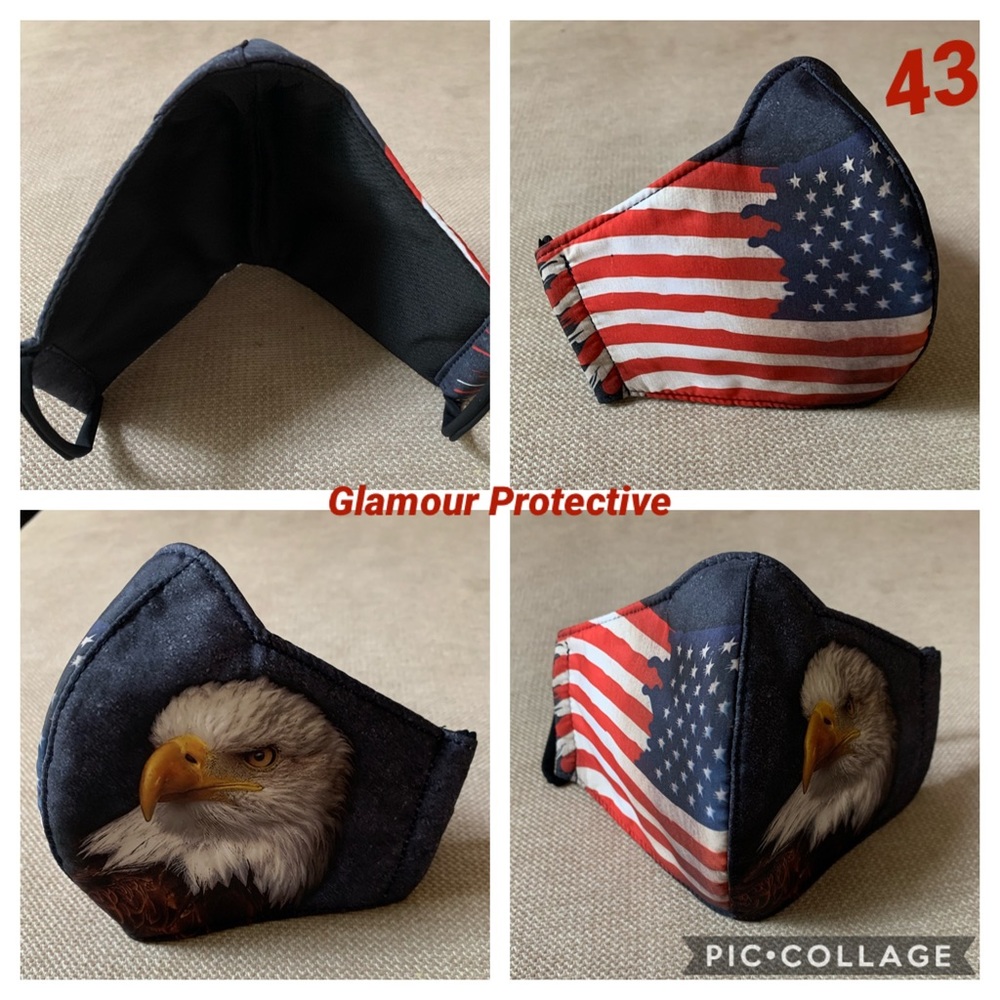Fabric Mask with eagle